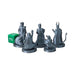 Townsfolke The Free Folke Set 2 (Set of 5), PLA Dungeons and Dragons DnD Miniatures D&D Mini 32mm Lot