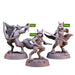 Foxfolk Defenders, 12k Resin Dungeons and Dragons DnD Miniatures D&D Mini 32mm Lot