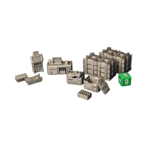 Mechanic's Bay Garage, Cyberpunk Warhammer Starfinder Sci Fi Scatter Terrain Mini