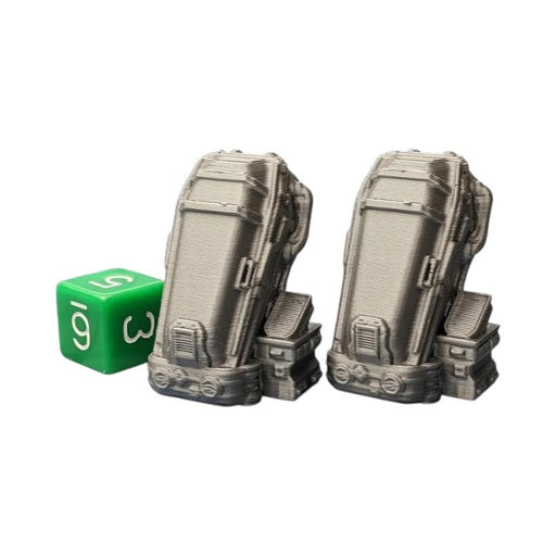 Cryo Pods (Set of 2), Cyberpunk Warhammer Starfinder Sci Fi Miniature Mini 32mm