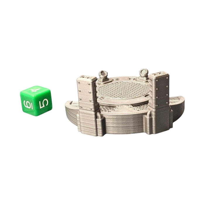 Cantina Round Stage, Cyberpunk Warhammer Starfinder Sci Fi Scatter Terrain Mini