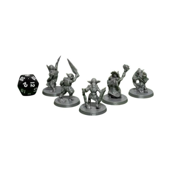Goblin Gang (Set of 5), PLA Dungeons and Dragons DnD Miniatures D&D Mini 32mm Lot