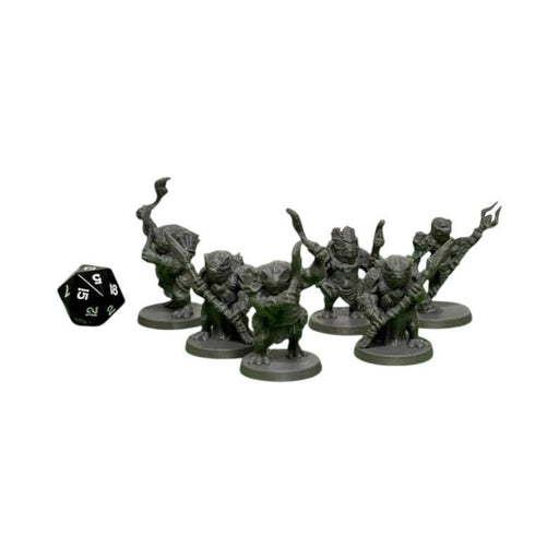 Bullywug Frog Warriors (Set of 4), PLA Dungeons and Dragons DnD Miniatures D&D Mini 32mm Lot