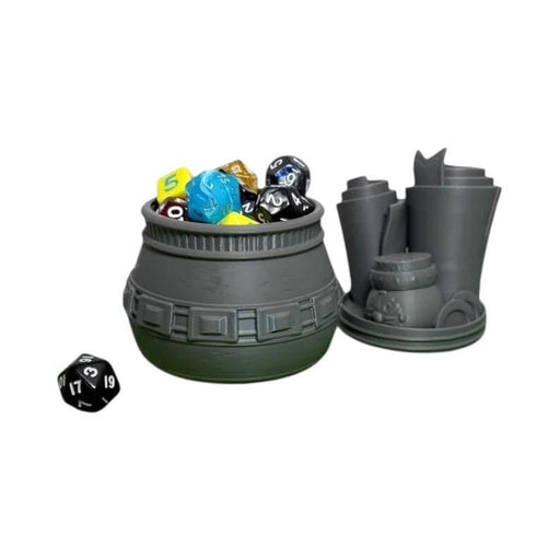 Merchant Mythic Dice Box, PLA Dungeons and Dragons DnD Miniatures D&D Mini Rolling Gift Can Holder Thief