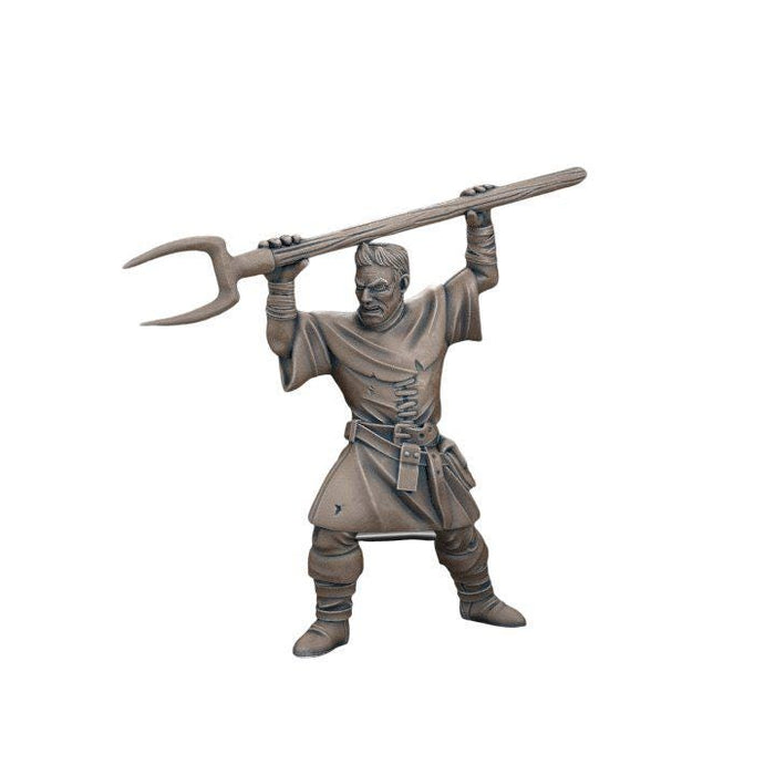 Mob Villager, 12k Resin Dungeons and Dragons DnD Miniatures D&D Mini 32mm Lot