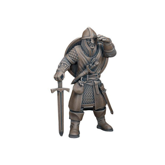 Town Guard, 12k Resin Dungeons and Dragons DnD Miniatures D&D Mini 32mm Lot