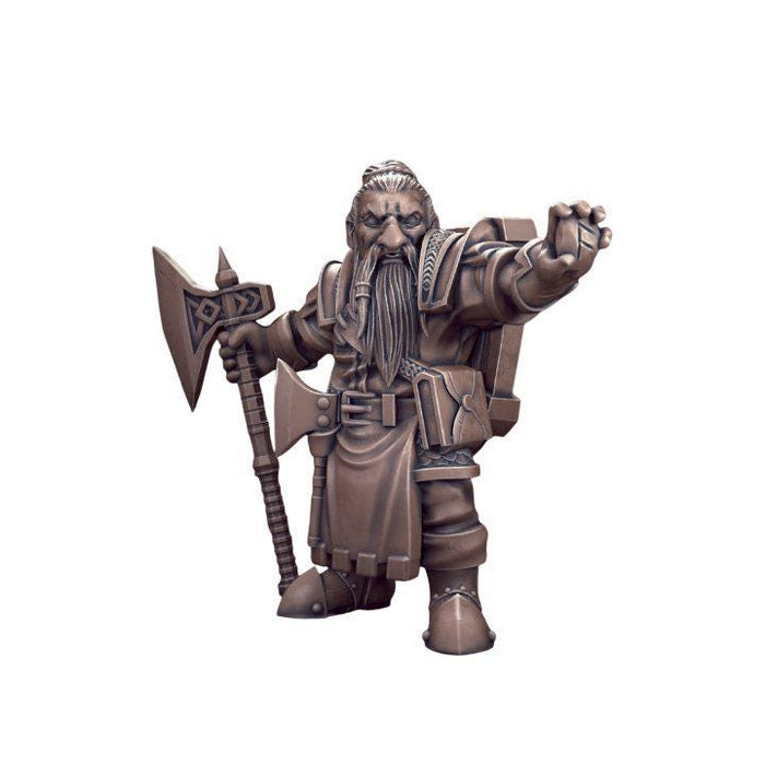 Dwarf Male, 12k Resin Dungeons and Dragons DnD Miniatures D&D Mini 32mm Lot