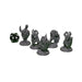 Dark Warriors (Set of 5), PLA Dungeons and Dragons DnD Miniatures D&D Mini 32mm Lot