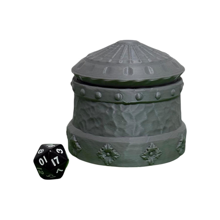 Lions Brew Mythic Dice Box, PLA Dungeons and Dragons DnD Miniatures D&D Mini Rolling Gift Can Holder