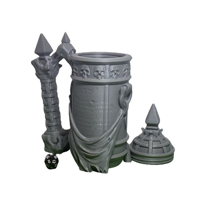 Necromancer Mythic Mug, PLA Dungeons and Dragons DnD Miniatures D&D Mini Rolling Gift Can Holder