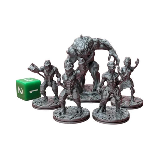 Alien Hive Mutants (Set of 5), Cyberpunk Warhammer Starfinder Sci Fi Miniature Mini