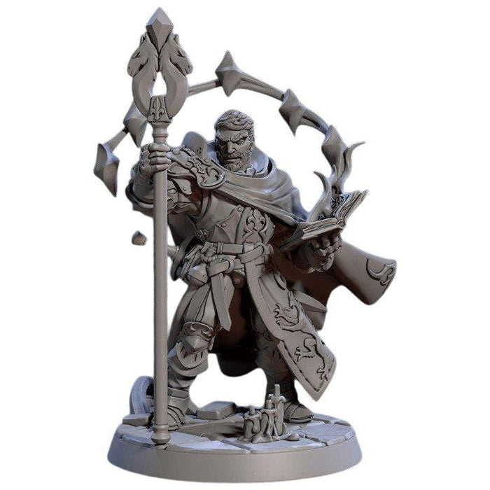 Battlemage Matija, 12k Resin Dungeons and Dragons Miniatures DnD D&D Mini 32mm Lot