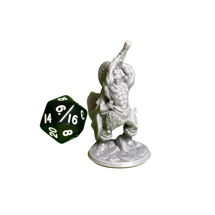 Barbarian Male 02, 12k Resin Dungeons and Dragons Miniatures DnD D&D Mini 32mm Lot