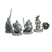 Armored Knights (Set of 4), 12k Resin Dungeons and Dragons Miniatures DnD D&D Mini 32mm Lot
