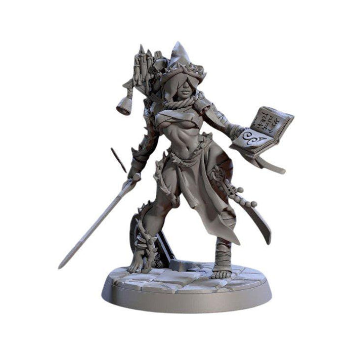 Blasphemia Cultist Pinup, 12k Resin Dungeons and Dragons Miniatures DnD D&D Mini 32mm Lot