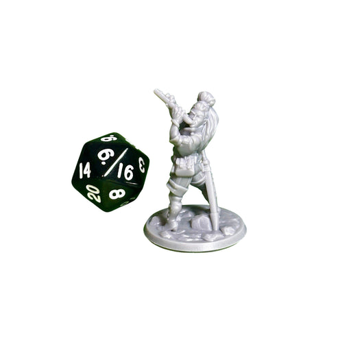 Bard Female 01, 12k Resin Dungeons and Dragons Miniatures DnD D&D Mini 32mm Lot