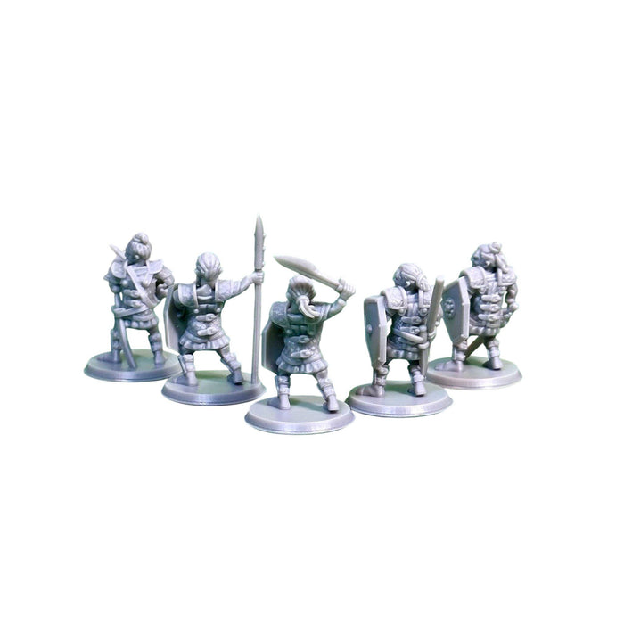 Hobgoblin Warband (Set of 5), 12k Resin Dungeons and Dragons Miniatures DnD D&D Mini 32mm Lot