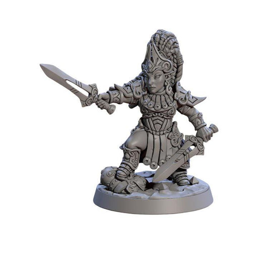 Golemmar Gnome Ishtara, 12k Resin Dungeons and Dragons DnD Miniatures D&D Mini 32mm Lot