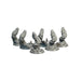 Lost Souls (Set of 6), 12k Resin Dungeons and Dragons Miniatures DnD D&D Mini 32mm Lot