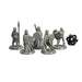 Skeleton Warriors (Set of 5), 12k Resin Dungeons and Dragons Miniatures DnD D&D Mini 32mm Lot