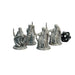 Skeleton Archers (Set of 4), 12k Resin Dungeons and Dragons Miniatures DnD D&D Mini 32mm Lot