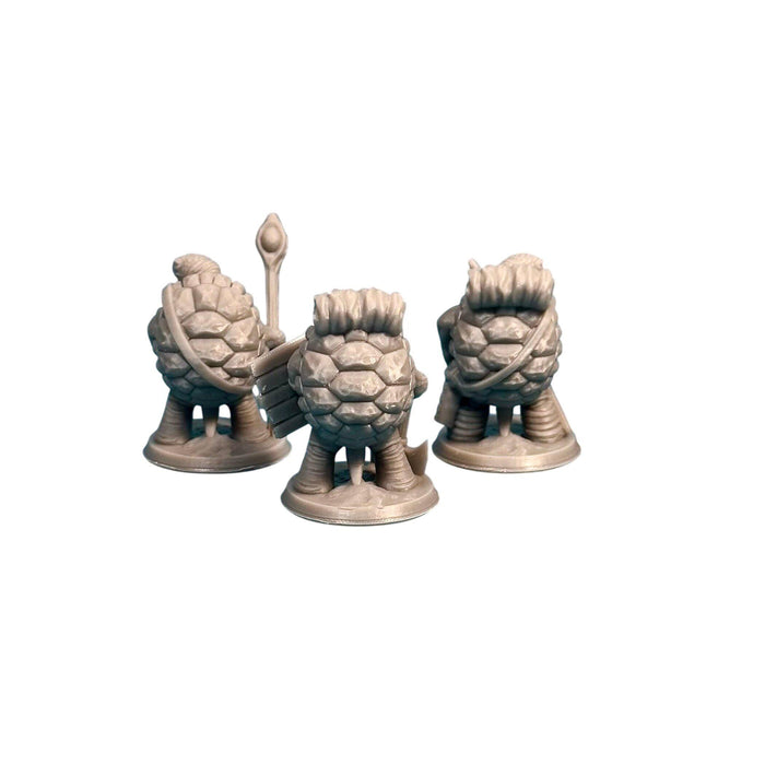 Turdle Adventurers (Set of 3), 12k Resin Dungeons and Dragons Miniatures DnD D&D Mini 32mm Lot