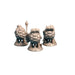 Turdle Adventurers (Set of 3), 12k Resin Dungeons and Dragons Miniatures DnD D&D Mini 32mm Lot