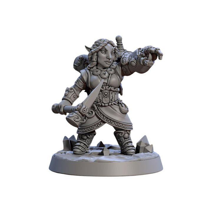Golemmar Gnome, 12k Resin Dungeons and Dragons DnD Miniatures D&D Mini 32mm Lot