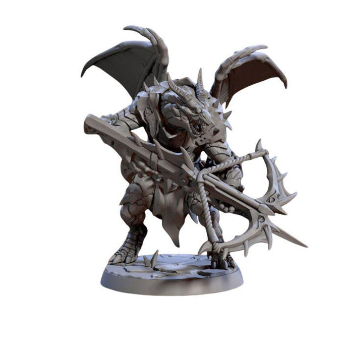 Draconian Shock Troop, 12k Resin Dungeons and Dragons DnD Miniatures D&D Mini 32mm Lot