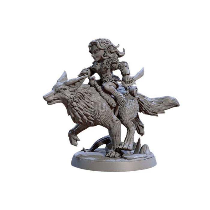 Lurikeen Fox Rider D, 12k Resin Dungeons and Dragons Miniatures DnD D&D Mini 32mm Lot