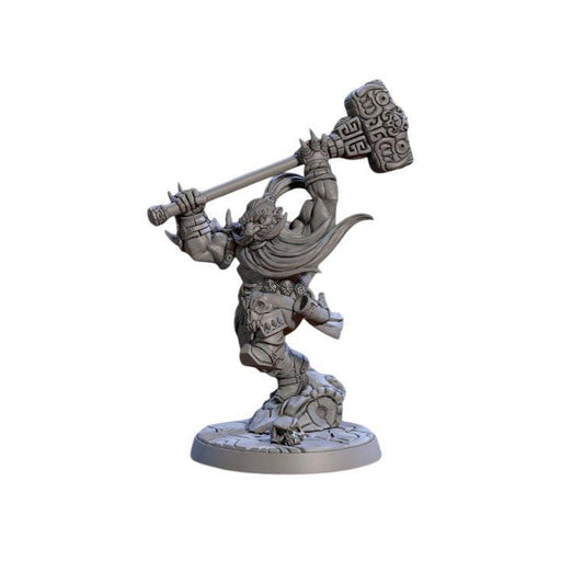 Goldvein Dwarf Berserker A, 12k Resin Dungeons and Dragons Miniatures DnD D&D Mini 32mm Lot