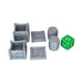 Crates with Lids and Barrels, Dungeons and Dragons DnD Scatter Terrain Mini 32mm Lot