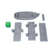 Row Boat Set, Dungeons and Dragons DnD Scatter Terrain Mini 32mm Lot