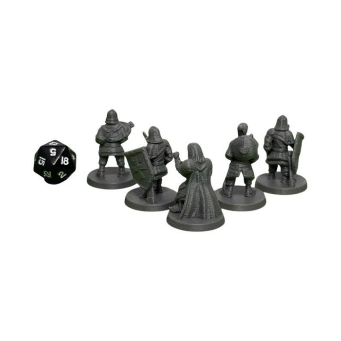 Town Guards (Set of 5), PLA Dungeons and Dragons DnD Miniatures D&D Mini 32mm Lot