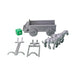 Horse and Wagon Cart, Dungeons and Dragons DnD Scatter Terrain Mini 32mm