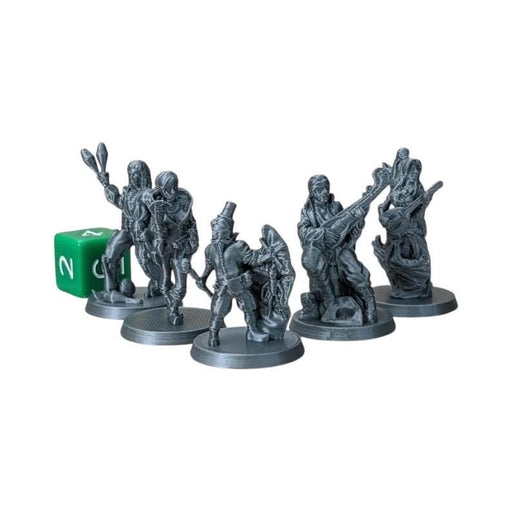 Crimson Troupe (Set of 5), PLA Dungeons and Dragons DnD Miniatures D&D Mini 32mm Lot