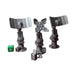 Com Tower and Satellite Dishes (Set of 3), Cyberpunk Warhammer Starfinder Sci Fi Scatter Terrain Mini