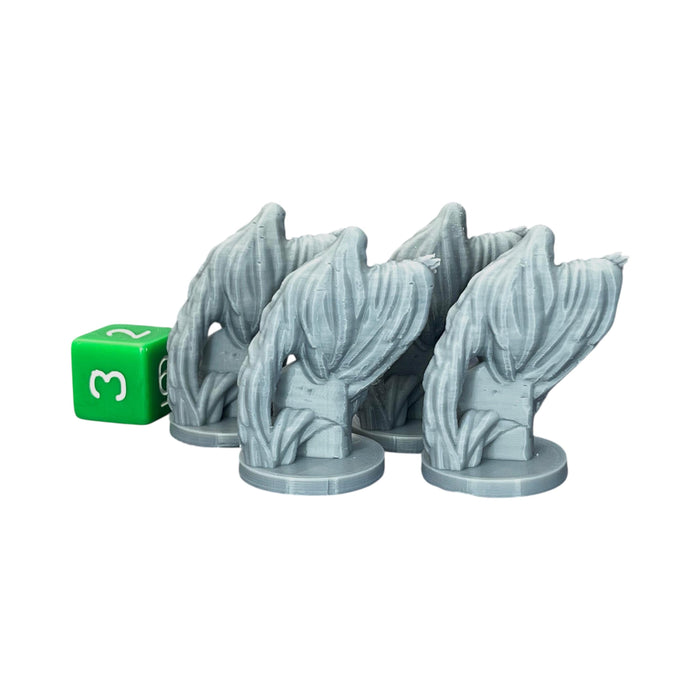 Ghosts (Set of 4), PLA Dungeons and Dragons DnD Miniatures D&D Mini 32mm Lot