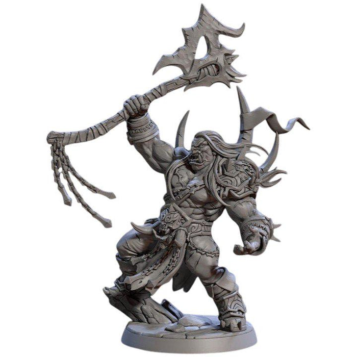 Throgar the Chainbreaker Orc, 14k Resin Dungeons and Dragons DnD Miniatures D&D