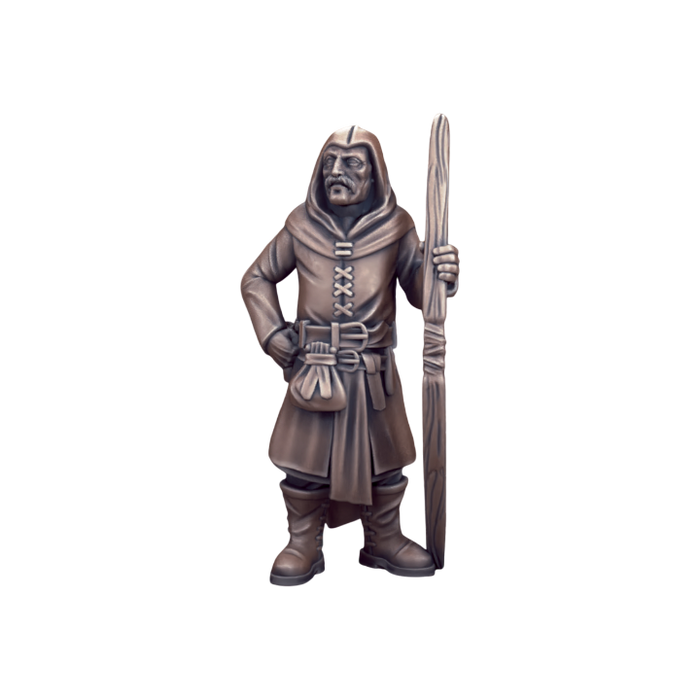 Townspeople Archer, 12k Resin Dungeons and Dragons DnD Miniatures D&D Mini 32mm Lot