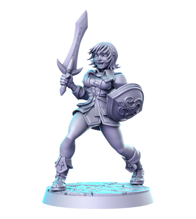 Cassandra, 14k Resin Dungeons and Dragons DnD Miniatures D&D Mini 32mm Lot