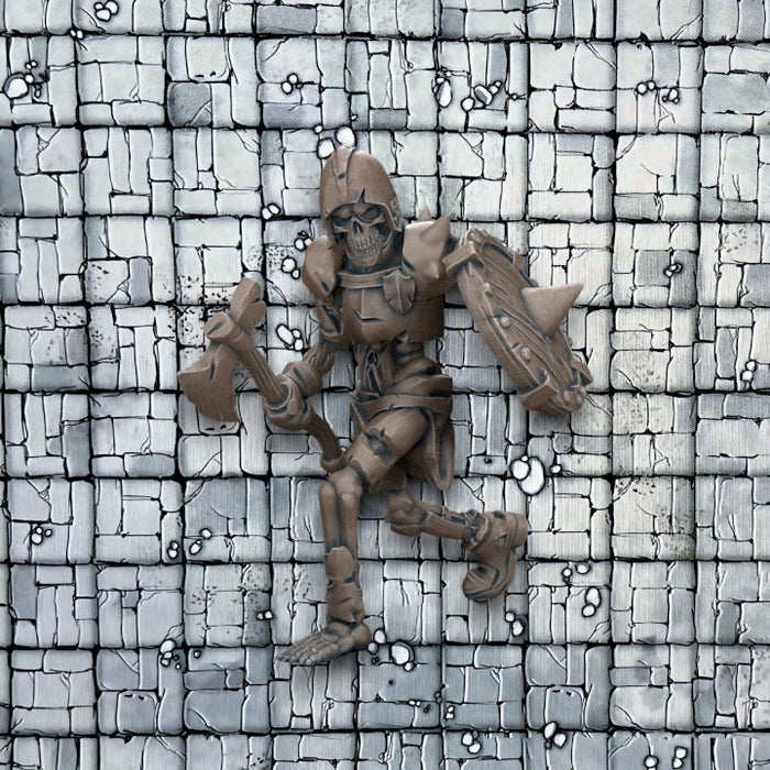 Skeleton Warrior 3, 12k Resin Dungeons and Dragons DnD Miniatures D&D Mini 32mm Lot