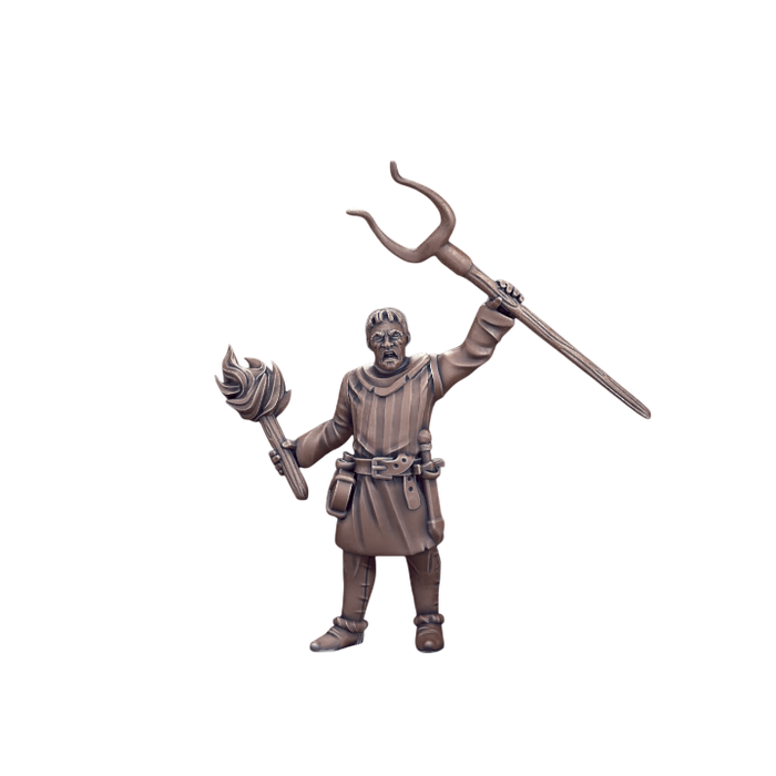 Mob Villager, 12k Resin Dungeons and Dragons DnD Miniatures D&D Mini 32mm Lot