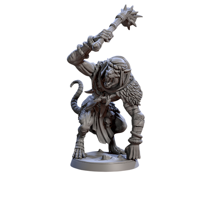 Sandfang Ratkin Brute, 12k Resin Dungeons and Dragons DnD Miniatures D&D Mini 32mm Lot
