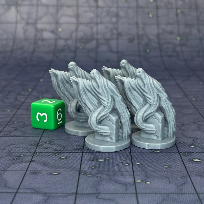 Ghosts (Set of 4), Dungeons and Dragons Miniatures DnD D&D Mini