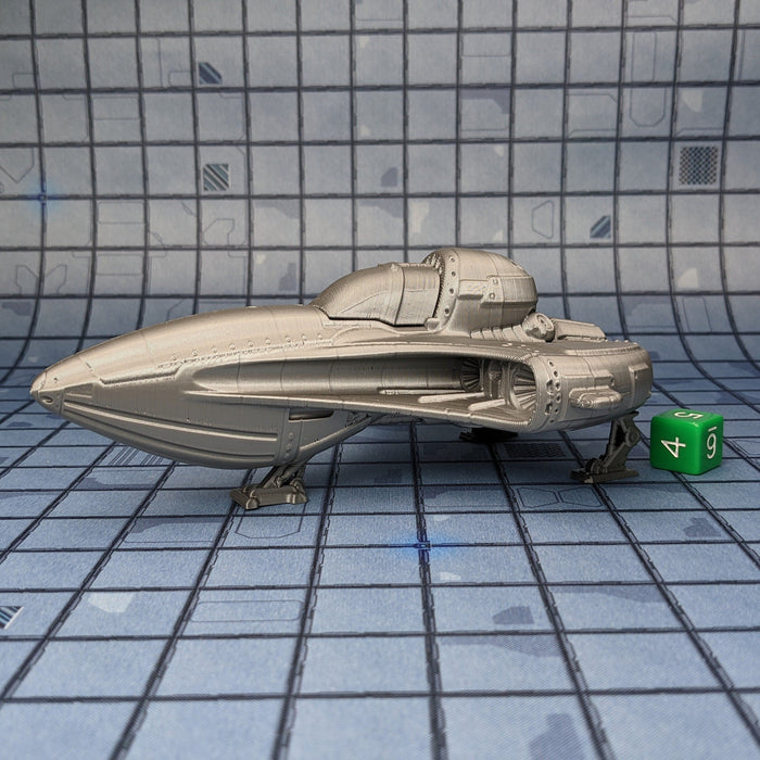Starfighter Alpha Spaceship, Cyberpunk Warhammer Starfinder Sci Fi Scatter Terrain Mini