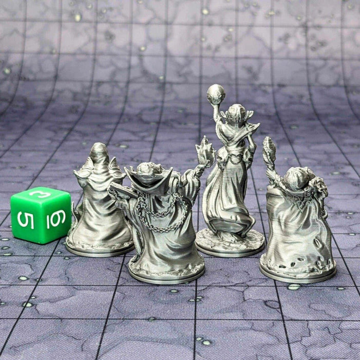 Mind Flayers Illithids (Set of 4), Dungeons and Dragons Miniatures DnD D&D Mini 32mm Lot