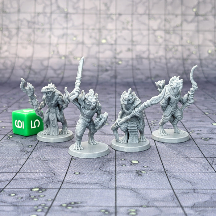 Gnoll Raiders (Set of 4), Dungeons and Dragons Miniatures DnD D&D Mini 32mm Lot