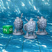 Turdle Fighters (Set of 3), Dungeons and Dragons Miniatures DnD D&D Mini 32mm Lot
